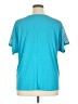 NY Collection Teal Short Sleeve Top Size XL - photo 2
