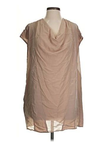 Madison Marcus Short Sleeve Silk Top (view 1)