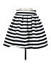 Alice + Olivia Stripes White Formal Skirt Size 4 - photo 1