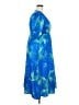 Unbranded 100% Polyester Tropical Blue Casual Dress Size XXL - photo 4