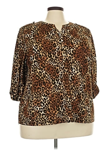 Cathy 3/4 Sleeve Blouse (view 1)
