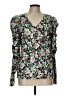 Ann Taylor LOFT Teal Long Sleeve Blouse Size L - photo 1