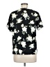 Flora Nikrooz Floral Black Short Sleeve Top Size M - photo 2