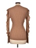 Express Brown Long Sleeve Top Size L - photo 2
