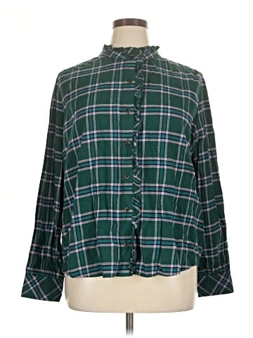 On 34th Long Sleeve Button-Down Shirt (view 1)