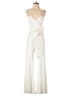 AaKaa 100% Polyethylene Metallic Ivory Jumpsuit Size S - photo 1