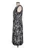 Nine West Graphic Silver Cocktail Dress Size 12 - photo 5
