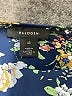 Halogen 100% Polyester Floral Blue Short Sleeve Blouse Size XL - photo 7