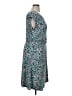 Lands' End Print Teal Casual Dress Size 1X - photo 4
