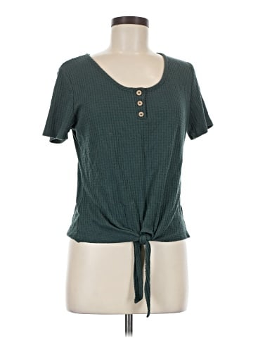 Paper Crane Short Sleeve Henley (view 1)