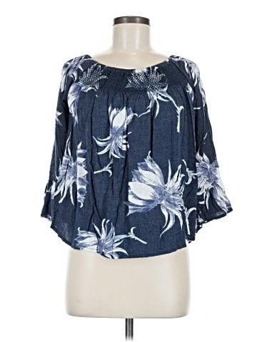 Roxy 3/4 Sleeve Blouse (view 1)