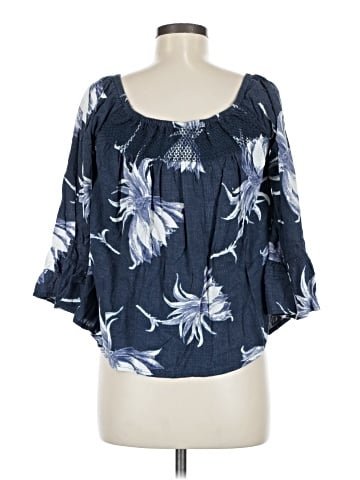 Roxy 3/4 Sleeve Blouse (view 2)