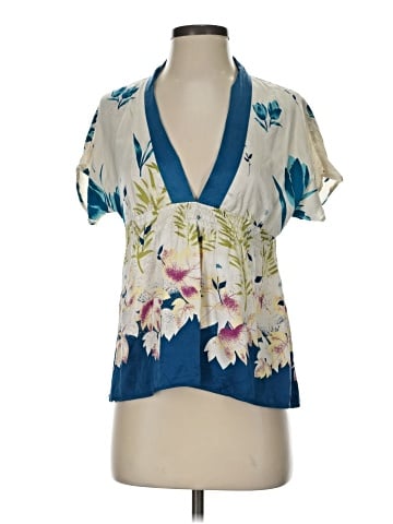 Yumi Kim Short Sleeve Silk Top (view 1)