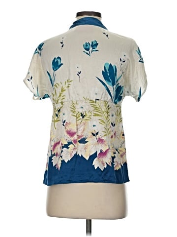 Yumi Kim Short Sleeve Silk Top (view 2)