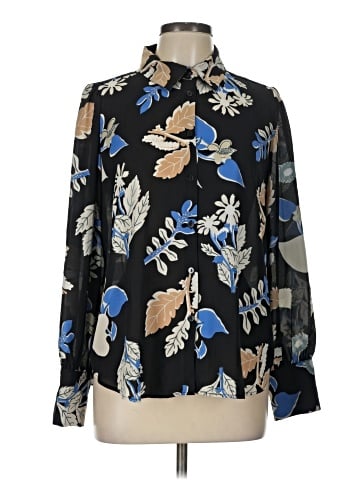Ann Taylor Factory Long Sleeve Blouse (view 1)