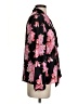 J.Crew 100% Polyester Floral Black 3/4 Sleeve Blouse Size S - photo 4