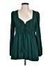 Torrid Teal Long Sleeve Top Size Med Plus (00) - photo 1