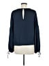 Carolina Belle 100% Polyester Blue Long Sleeve Blouse Size M - photo 2
