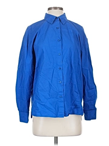 Pull&Bear Long Sleeve Button-Down Shirt (view 1)