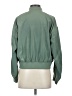 Uniqlo Solid Green Track Jacket Size XS - photo 2