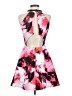 Keepsake Graphic Pink Cocktail Dress Size S - photo 2