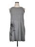 Instant Message Graphic Gray Casual Dress Size XL (estimated) - photo 1
