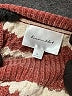 Line & Dot 100% Polyester Stripes Burgundy Pullover Sweater Size M - photo 7