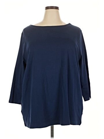 Croft & Barrow 3/4 Sleeve T-Shirt (view 1)