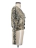 West Of Melrose Animal Print Tan Cardigan Size S - photo 4