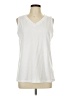 Automet White Sleeveless T-Shirt Size L - photo 1