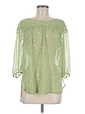 LC Lauren Conrad 3/4 Sleeve Blouse (view 1)