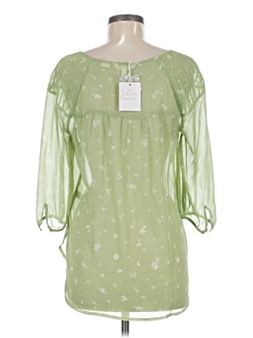 LC Lauren Conrad 3/4 Sleeve Blouse (view 2)