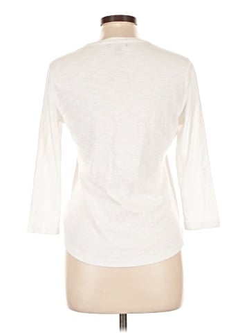 Chaps 3/4 Sleeve Button-Down Shirt (view 2)