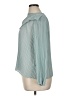 J.Crew 100% Polyester Teal Long Sleeve Blouse Size XL - photo 5