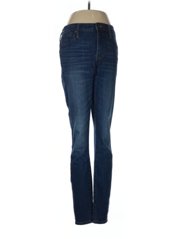 Madewell Tall Curvy High-Rise Skinny Jeans in Danny Wash: TENCEL&trade; Denim Edition (view 1)