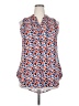 papermoon designed exclusively for Stitch Fix 100% Polyester Multi Color Orange Sleeveless Blouse Size XXL - photo 1