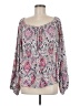Torrid Floral Paisley Pink Long Sleeve Blouse Size Med Plus (00) - photo 1