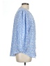 Monday Fun 100% Polyester Blue 3/4 Sleeve Blouse Size L - photo 4