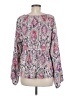 Torrid Floral Paisley Pink Long Sleeve Blouse Size Med Plus (00) - photo 2