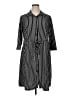 Mlle Gabrielle Stripes Black Casual Dress Size 1X - photo 1