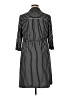 Mlle Gabrielle Stripes Black Casual Dress Size 1X - photo 2