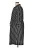 Mlle Gabrielle Stripes Black Casual Dress Size 1X - photo 5