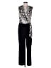 Tiana B. Graphic Black Jumpsuit Size 1X - photo 1