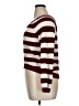 Bongo 100% Polyester Stripes Burgundy Pullover Sweater Size XL - photo 5