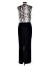 Tiana B. Graphic Black Jumpsuit Size 1X - photo 2