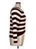 Bongo 100% Polyester Stripes Burgundy Pullover Sweater Size XL - photo 4