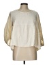 Max Studio 100% Cotton Ivory 3/4 Sleeve Blouse Size L - photo 1