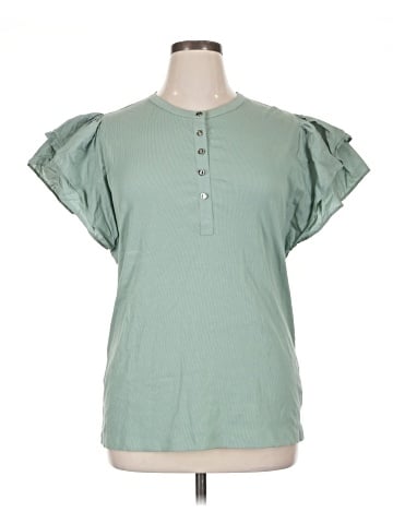 Lauren by Ralph Lauren Short Sleeve Top (view 1)