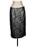 Worth New York 100% Polyester Animal Print Silver Formal Skirt Size 12 - photo 1
