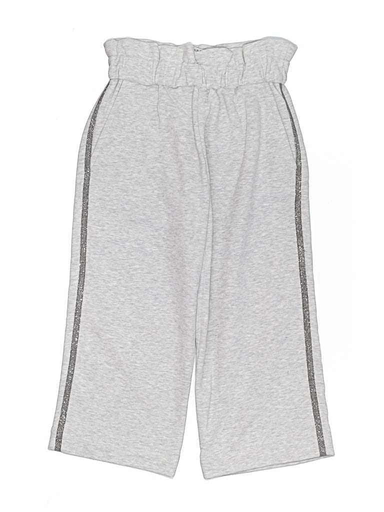 Brunello Cucinelli Kids'  Track Pants In Gray